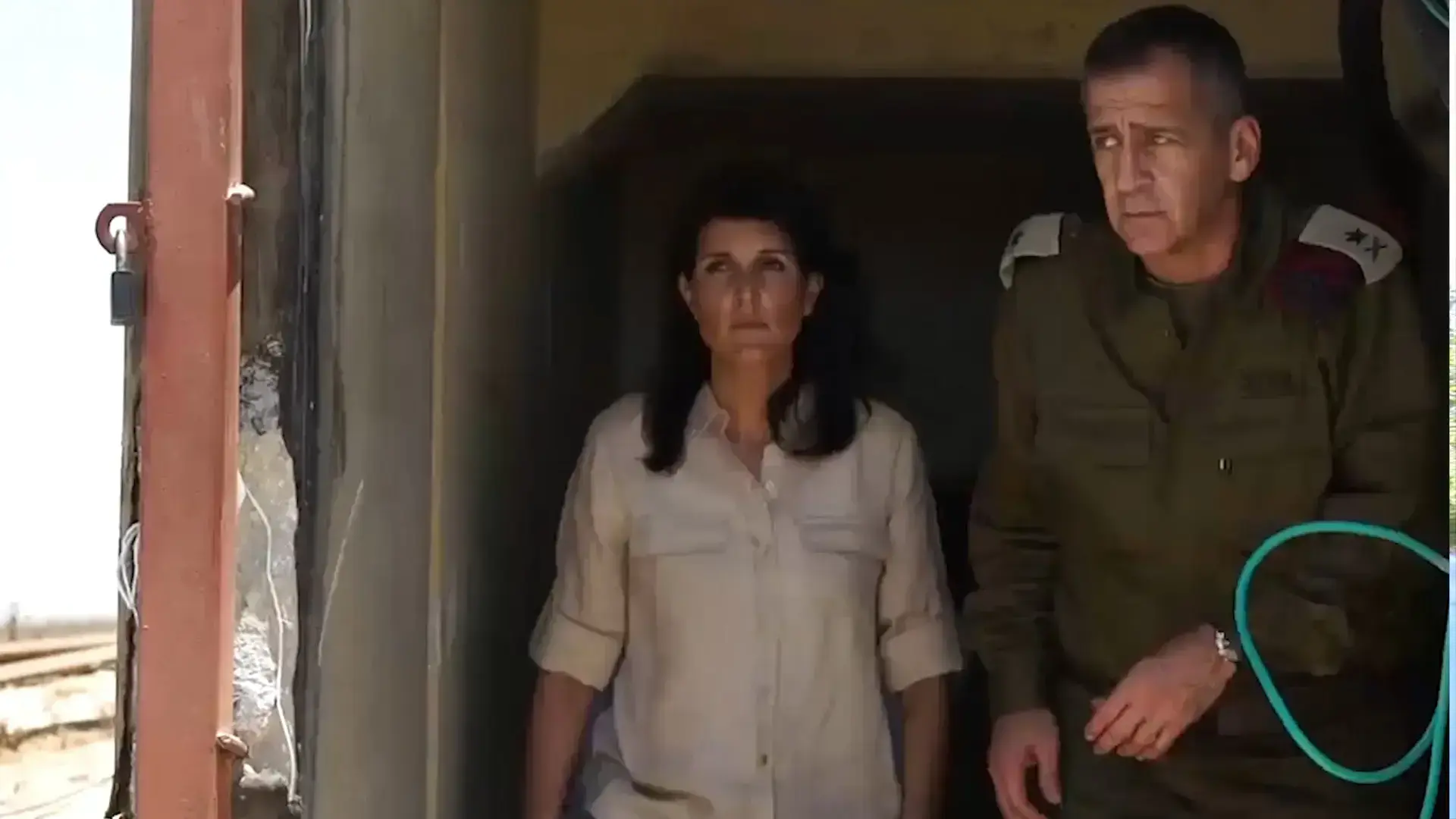 מסוק בשמי הארץ וביקור במנהרה: שגרירת ארה"ב באו"ם מסיירת בישראל