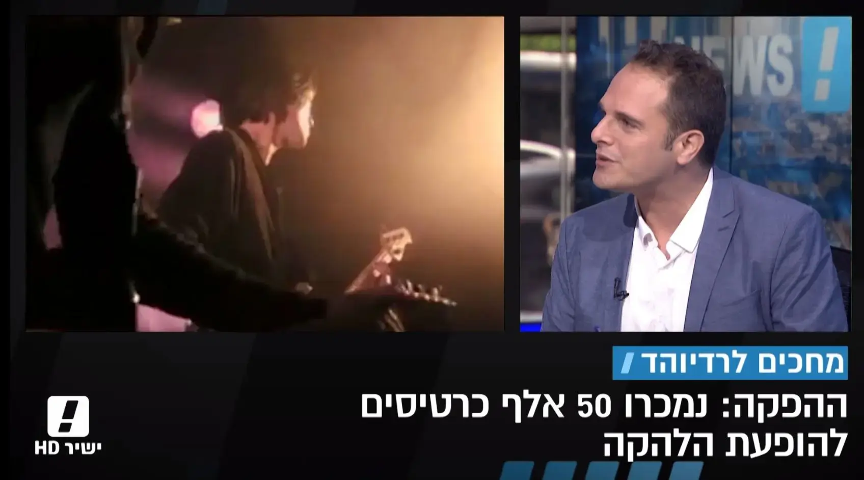 עיריית תל אביב מודיעה: "לא נוכל עוד לקיים הופעות ענק בפארק הירקון"