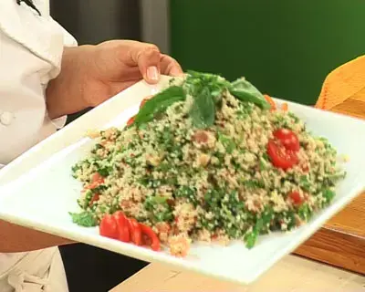 סלט קוסקוס עם עשבי תיבול