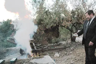 ראש עיריית ירושלים ירה בתותח העתיק