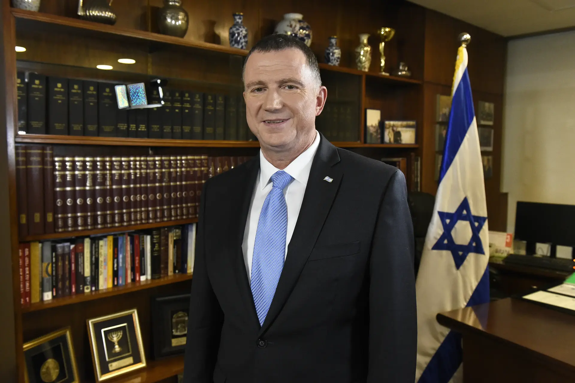 אדלשטיין לח"כים: הכנסת תחרים את טקס המשואות אם נתניהו ינאם