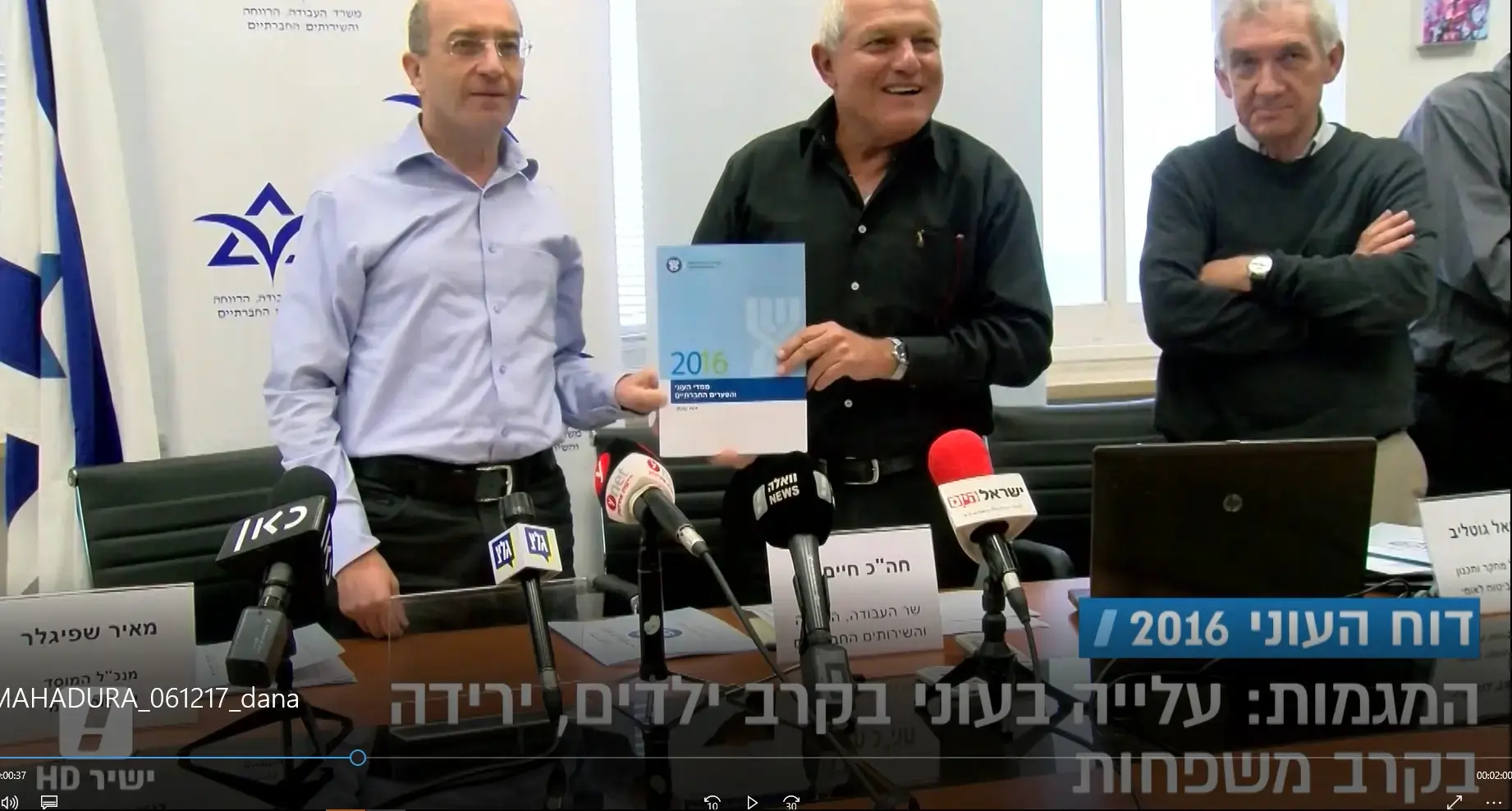 דוח העוני: ירידה בהכנסות מעמד הביניים, החמרה במצב הילדים והקשישים