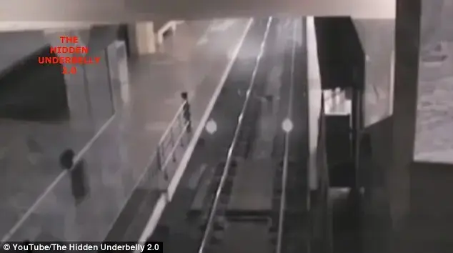 "רכבת רפאים" או חזיון תעתועים? צילומי האבטחה המסתוריים