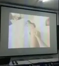 קורע: הרגע המביך בו מורה הקרין בטעות פורנו לתלמידים