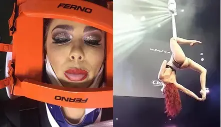 הסלפי של החשפנית הפצועה באלונקה מעורר קנאה ברשת: "גם אני רוצה להיראות ככה עם צוואר שבור"