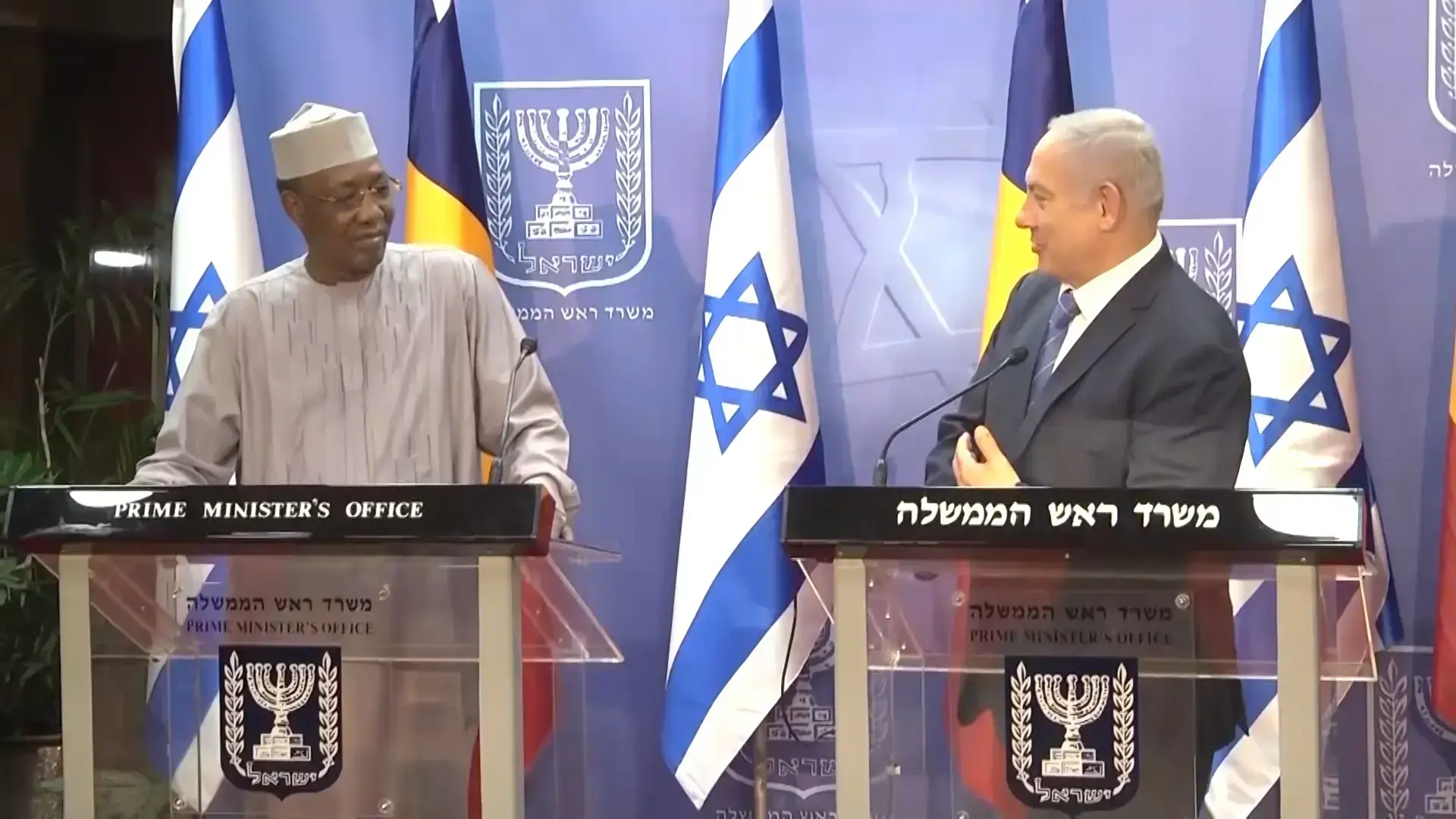 לאחר הביקור בישראל: נתניהו יטוס לצ'אד ויכריז על חידוש היחסים
