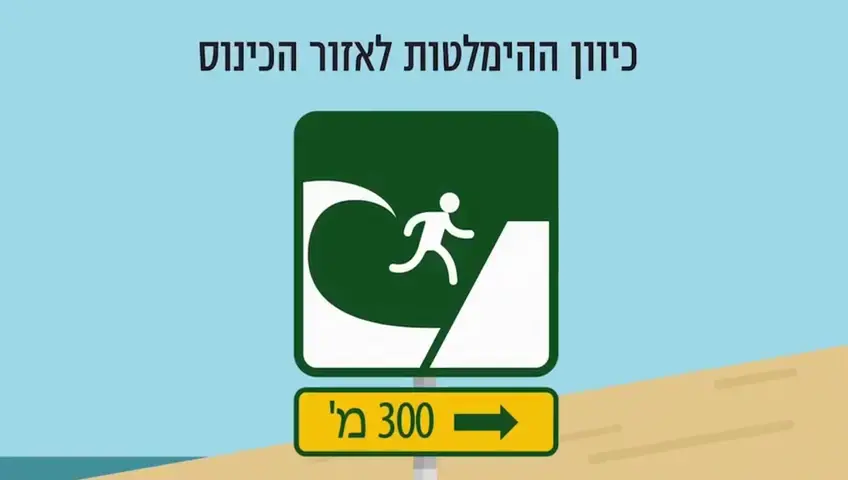 אזעקות ופינוי: בתי ספר תרגלו תרחיש צונאמי במישור החוף