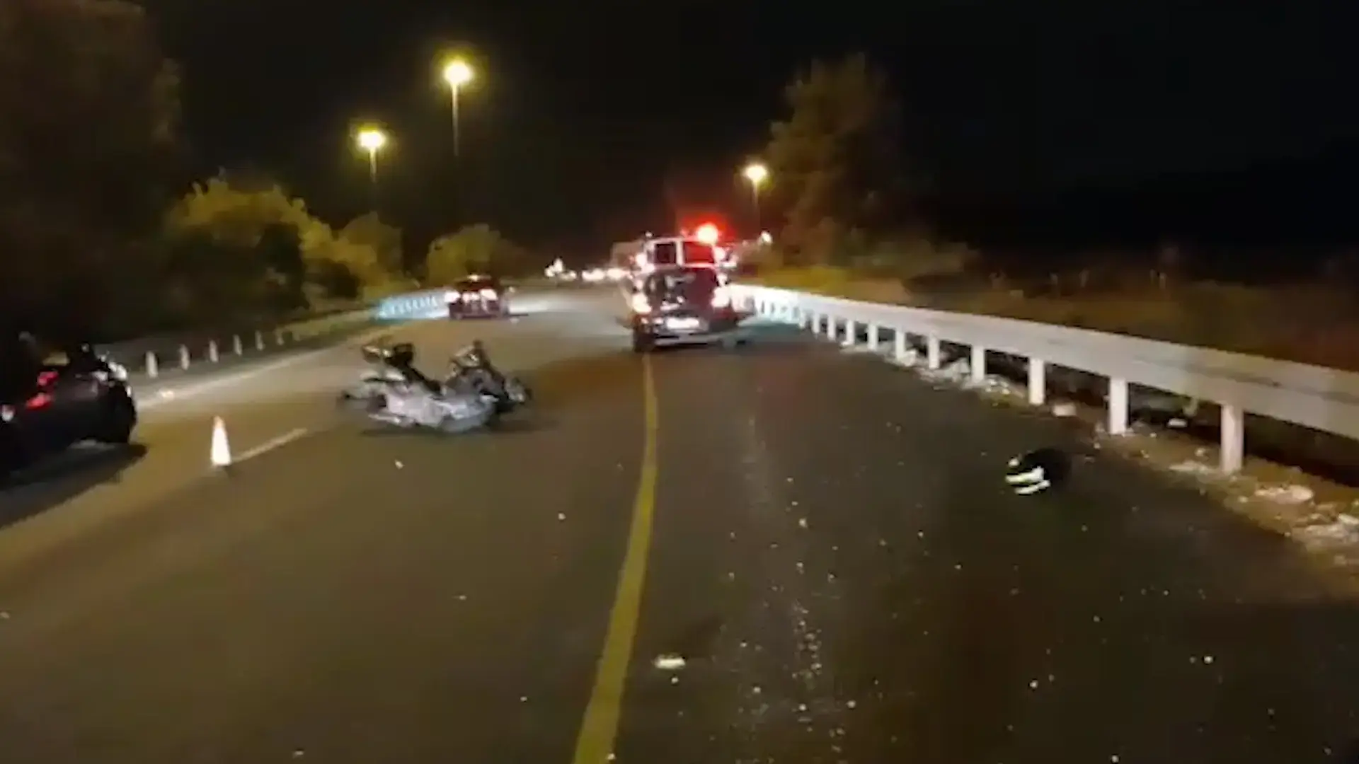 צעיר בן 19 נהרג בהתהפכות אופנוע בכביש 1; צעיר נוסף נפצע קשה