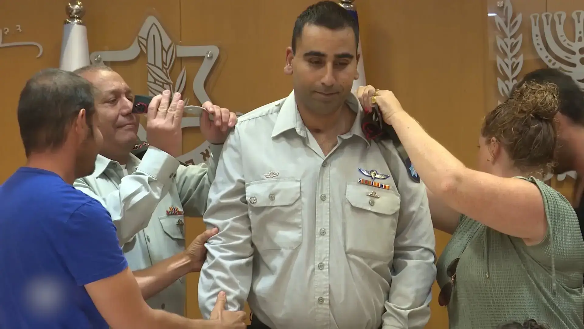 אל"ם שי סימן טוב שנפצע אנושות בצוק איתן ידליק משואה ביום העצמאות
