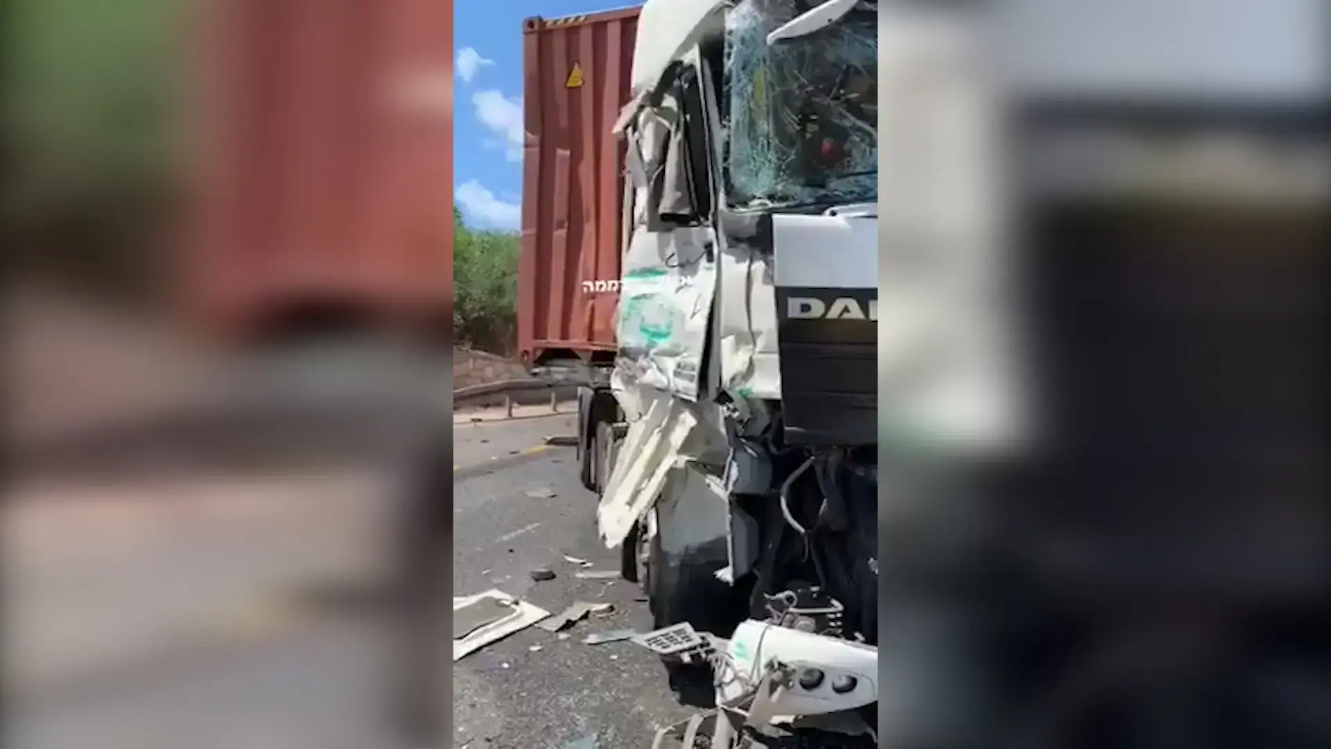 בעקבות תאונת שרשרת: 22 נוסעים נפצעו קל בכביש החוף
