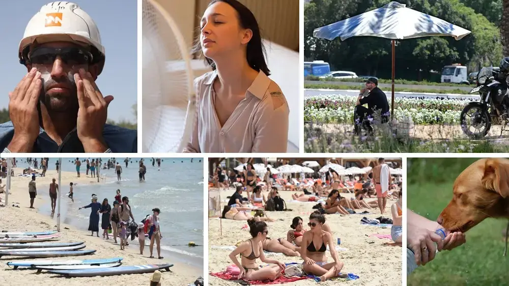 אזהרות לציבור וחשש משריפות: בישראל נערכים לשרב הקיצוני