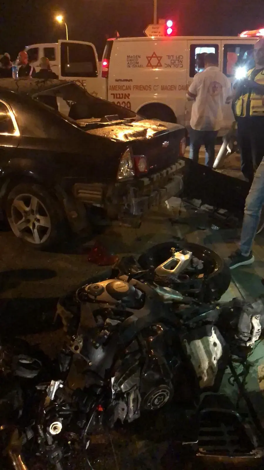 בגלל אי ציות לרמזור: רוכב אופנוע נהרג בתאונת דרכים בצפון