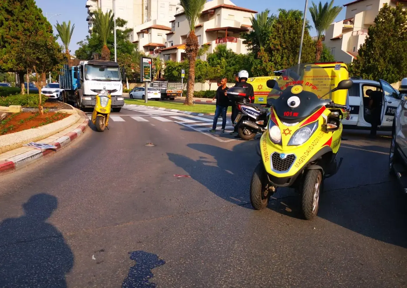 בן 60 נפצע קשה בתאונת פגע וברח באור יהודה; החשוד הסגיר עצמו