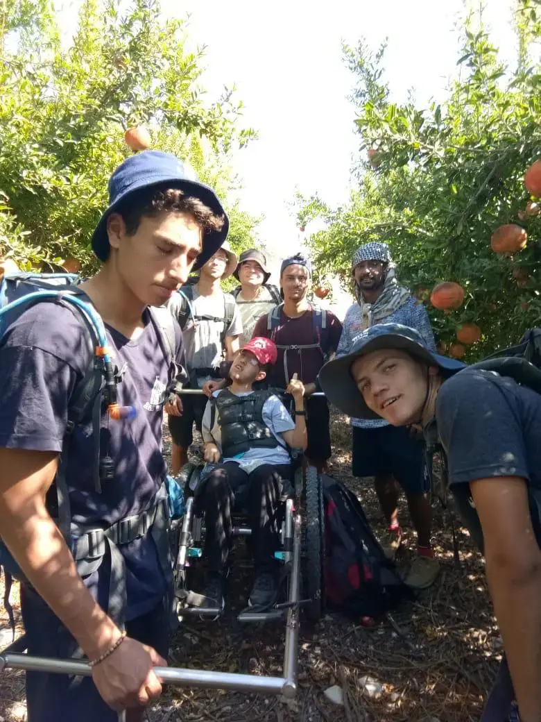 "לא ויתר לעצמו": צעיר הסובל מניוון שרירים סיים בהצלחה שבוע ניווטים
