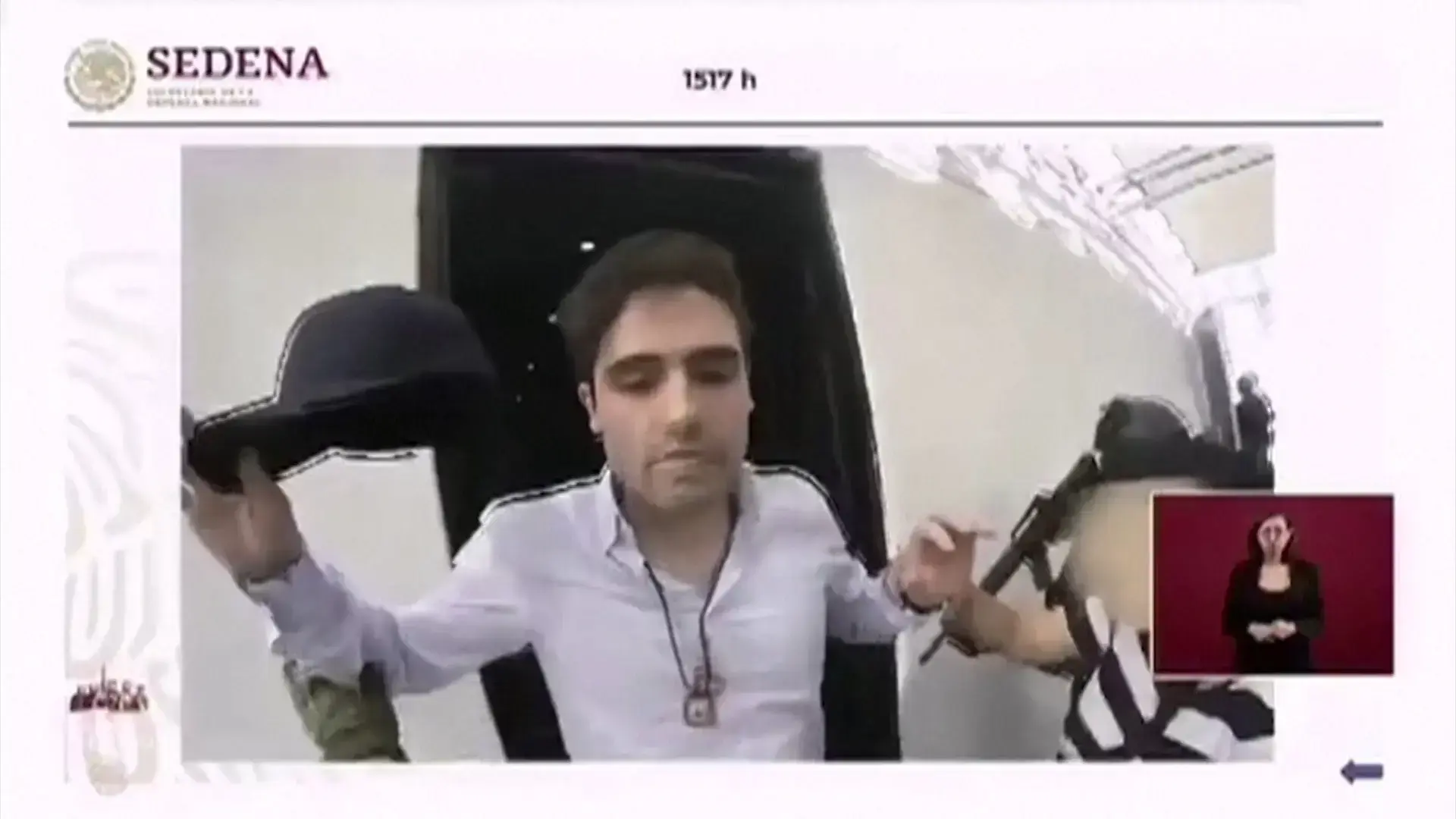 ממשלת מקסיקו פרסמה תיעוד מניסיון המעצר הכושל של בנו של אל צ'אפו