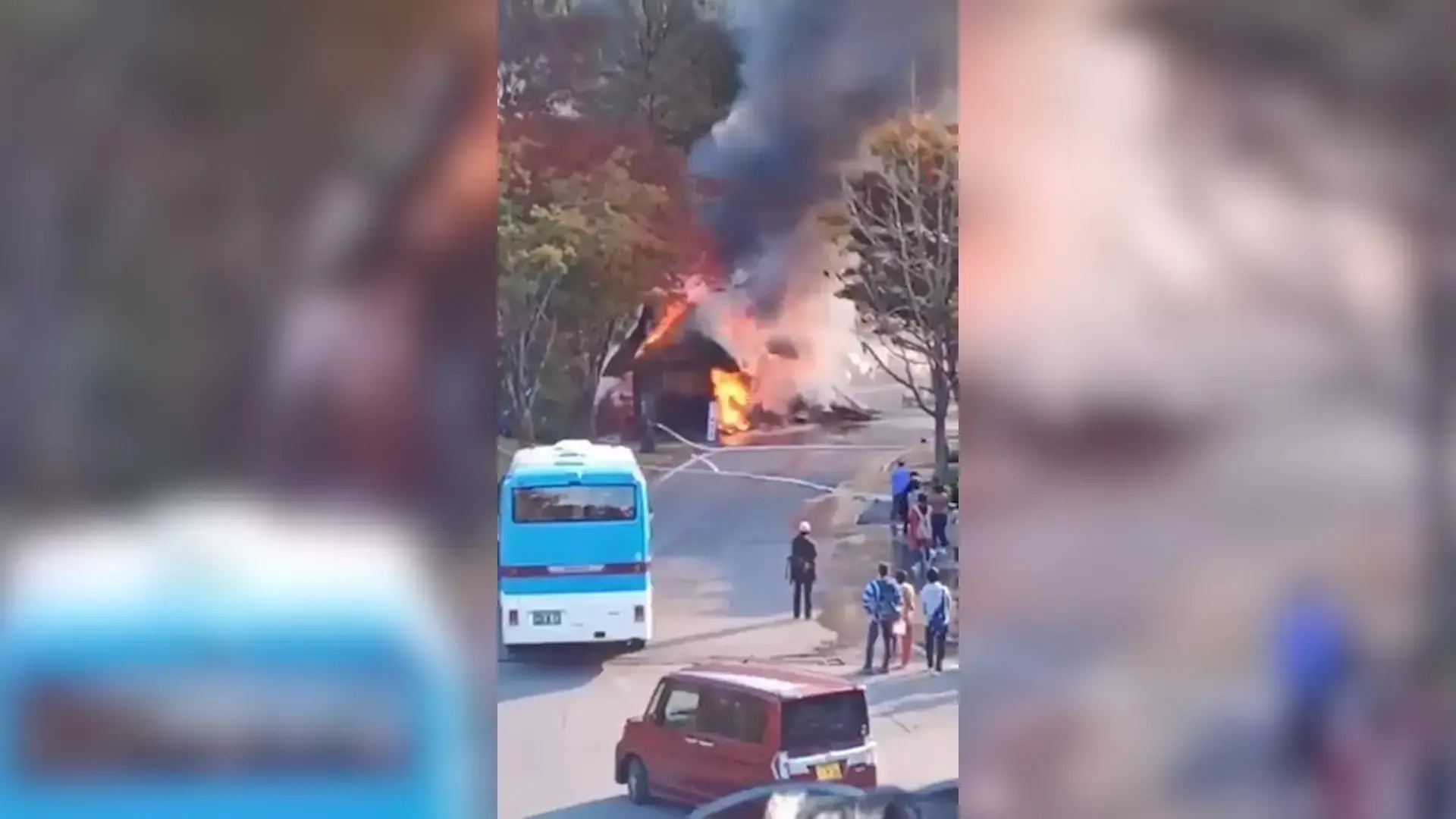 יפן: שני אתרי מורשת עולמיים עלו באש בתוך ימים