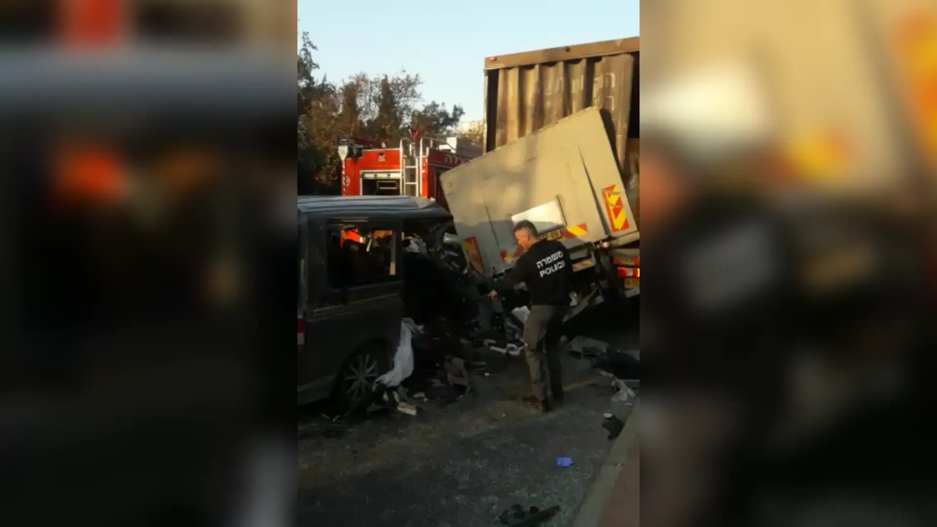 השיחה למד"א בעקבות התאונה באלוף שדה: "הם נבלעו מתחת למשאית"