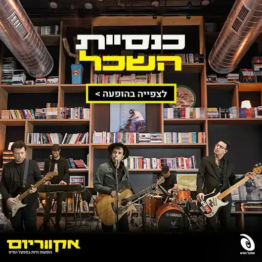 "פשוט עליתי וניגנתי כמו רובוט, עד שהכל חזר אליי בבום"