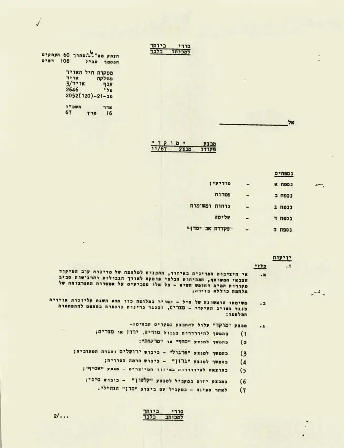 סודי ביותר - מבצע מוקד
