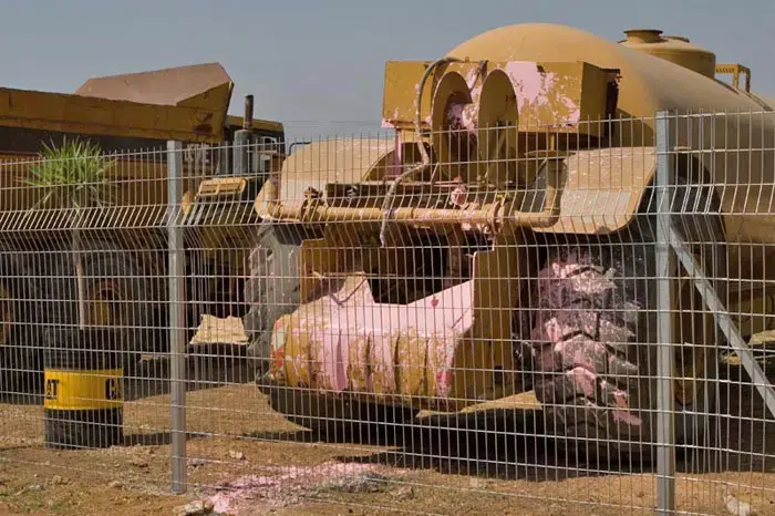 הדחפורים נצבעו בוורוד