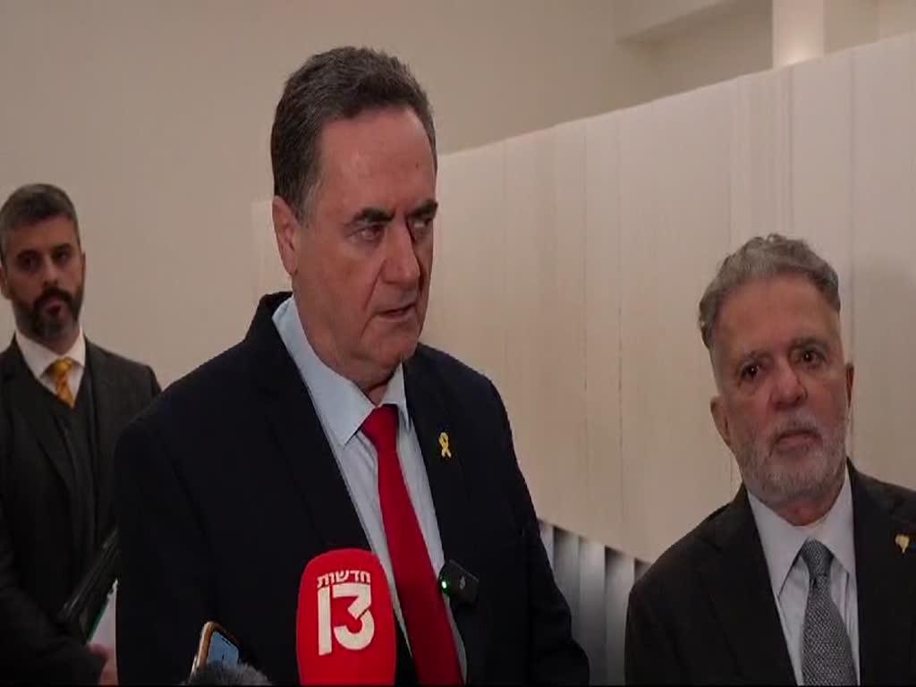 בהשתלחות שלו מול ספרד, השר ישראל כ"ץ ירה לירושלים ברגל