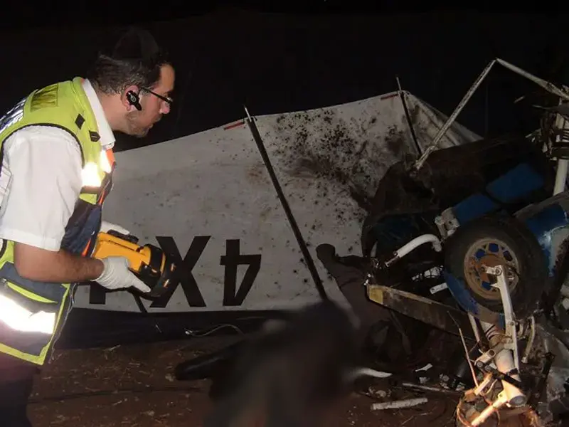 לטייס האולטרה לייט שהתרסק לא היה רשיון