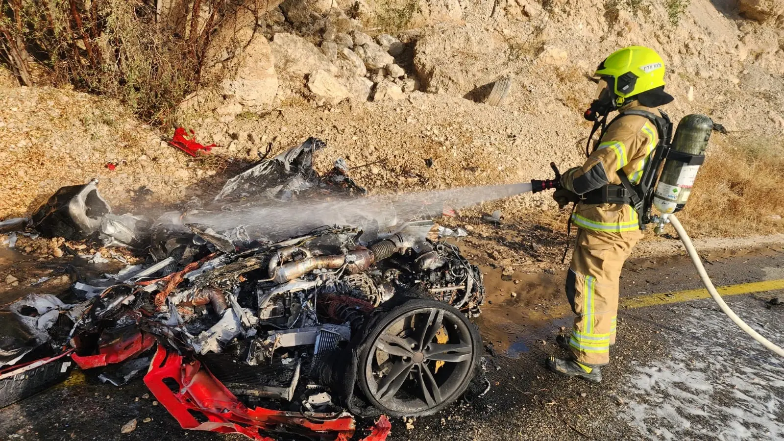 תאונת דרכים קטלנית במצדה: נער בן 16 נהרג, נער בן 17 במצב קשה