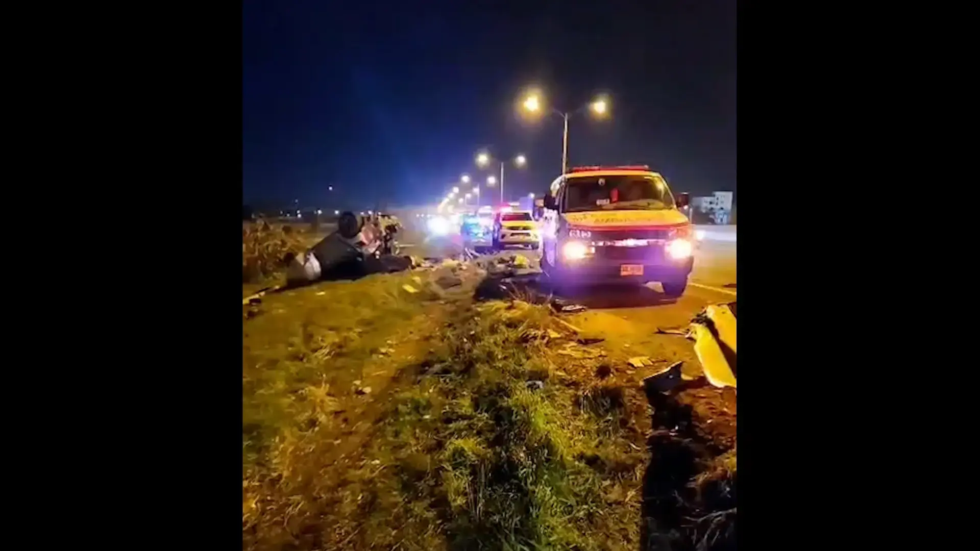 שני חיילים נפצעו קשה מהתהפכות משאית צבאית