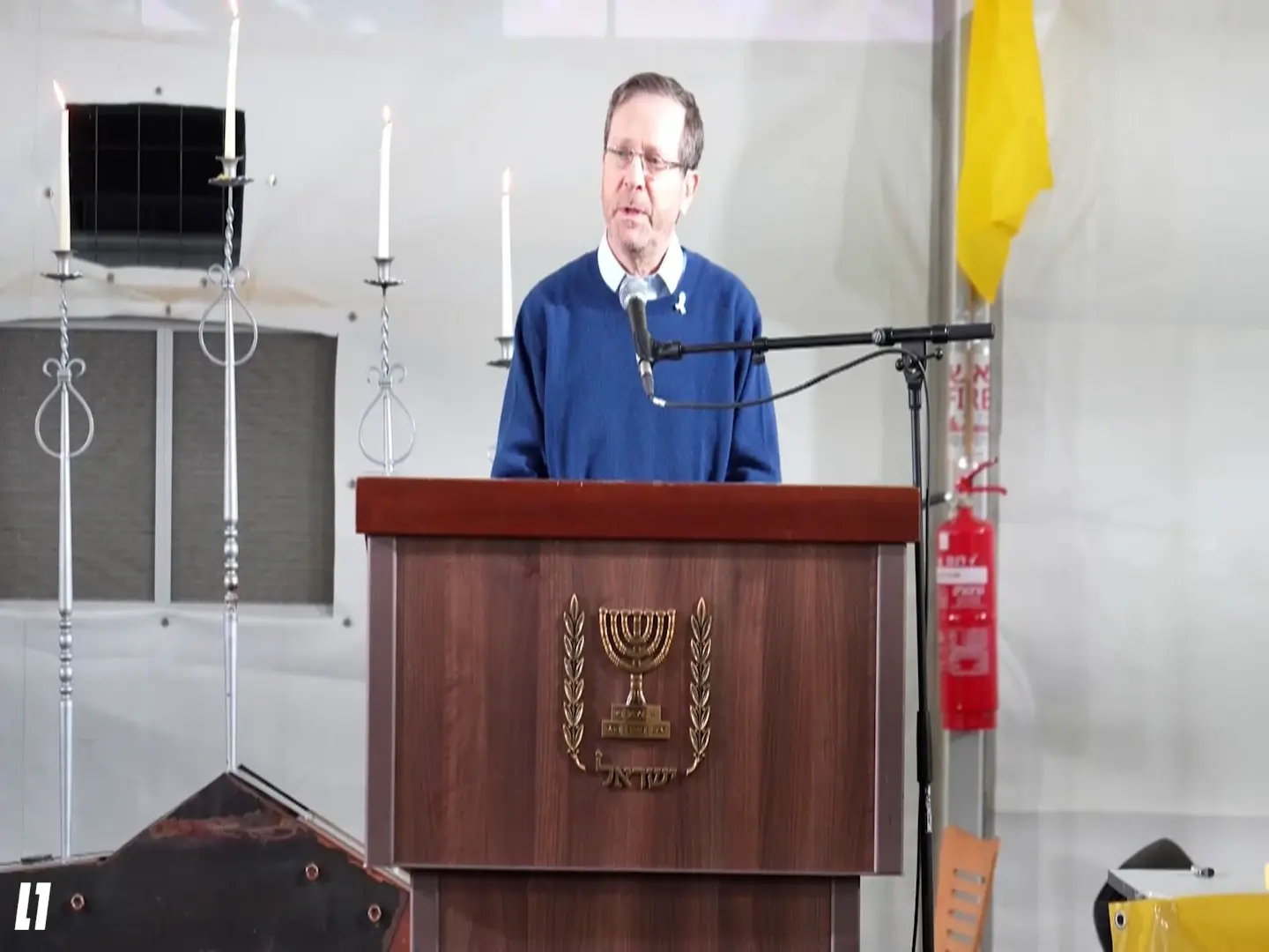 הרצוג לחברי בארי: "סליחה בשם מדינת ישראל על האסון הנורא של 7 באוקטובר"