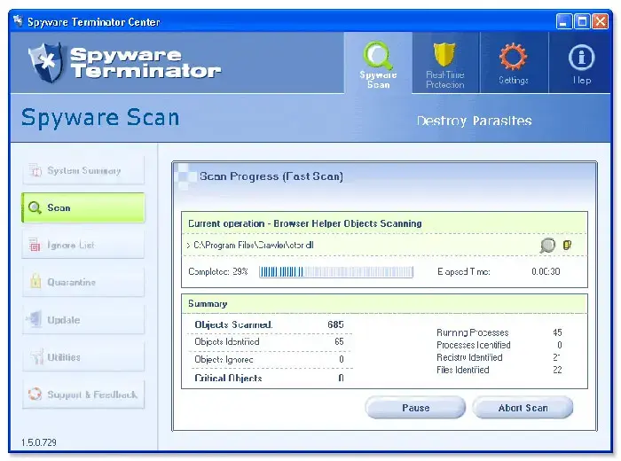 תוכנת השבוע: Spyware Terminator