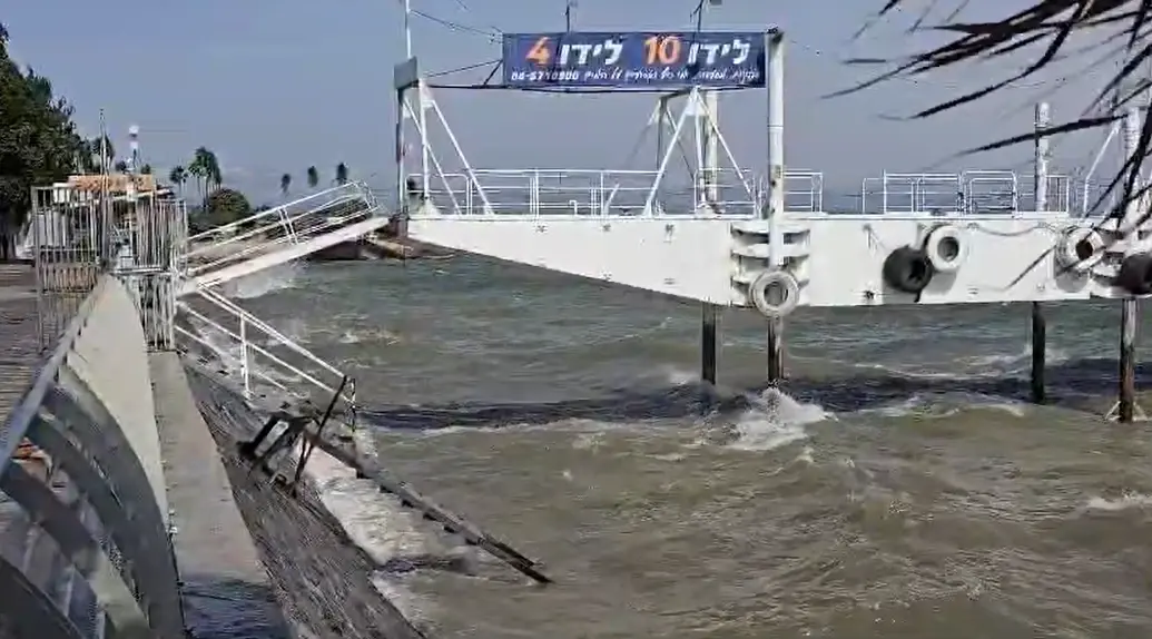 בטבריה מפחדים שסערת 2022 תחזור, סופת "שרקיה" היום בכנרת