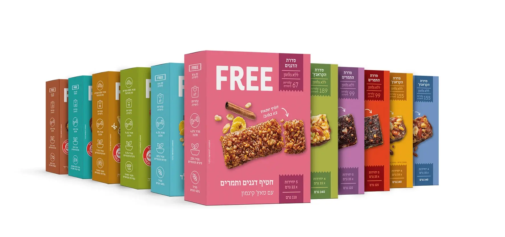 שני טעמים חדשים לחטיף הבריאות