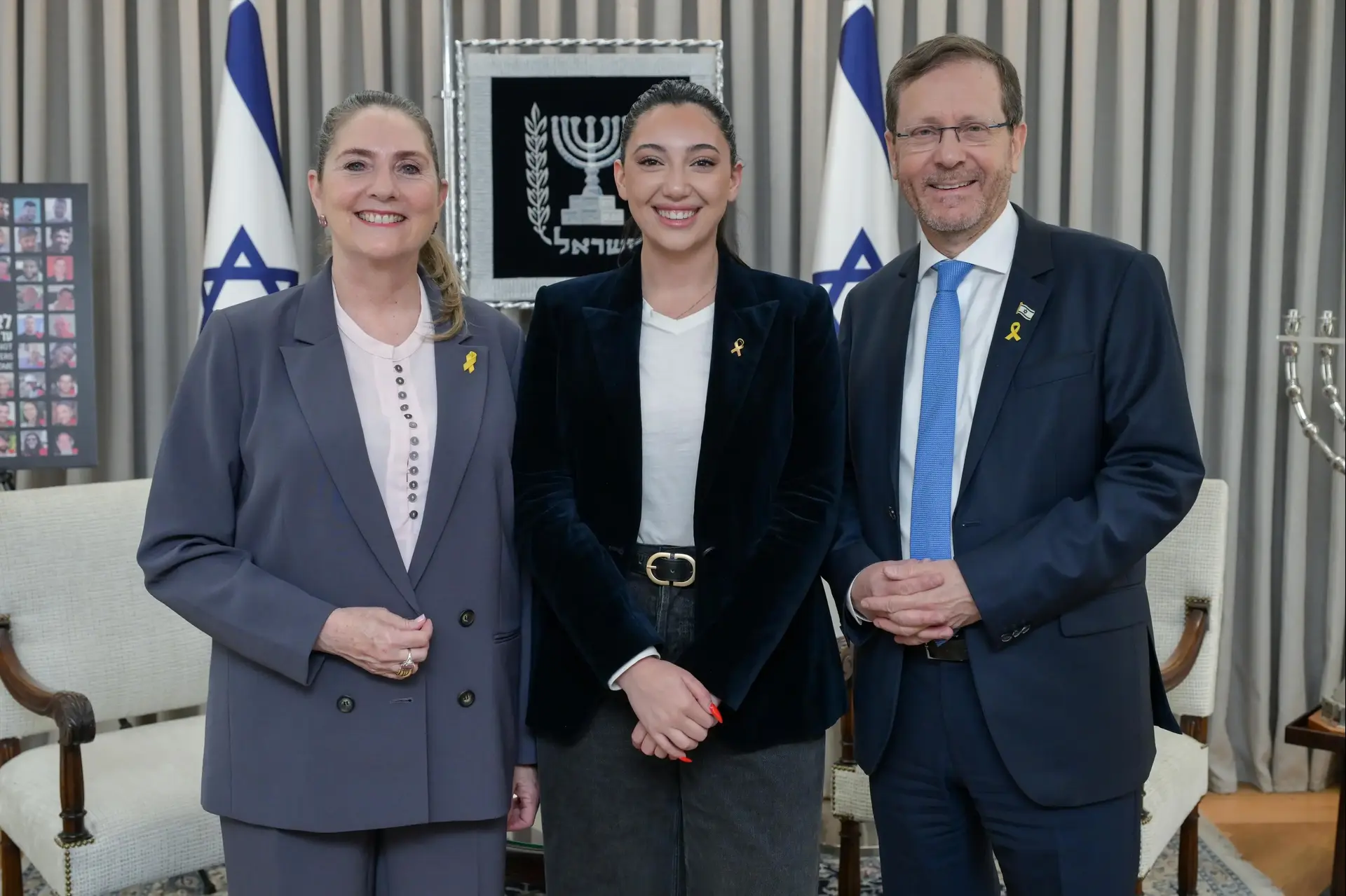 "יש סביבך קונצנזוס": הנשיא הרצוג נפגש עם יובל רפאל רגע לפני האירוויזיון