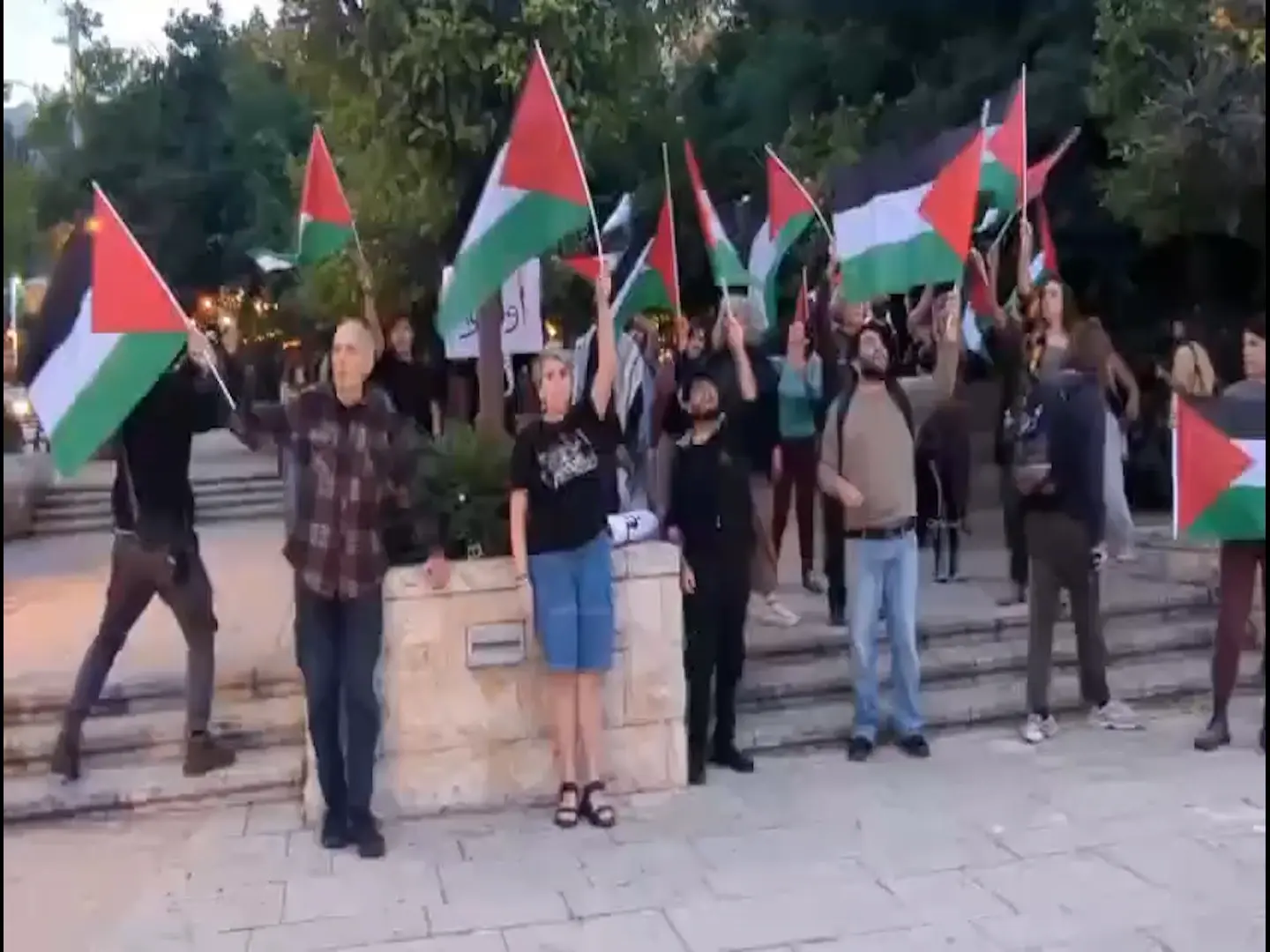 חיפה: 9 מפגינים נעצרו בהפגנה לציון יום הנכבה - עימותים עם הפגנת נגד
