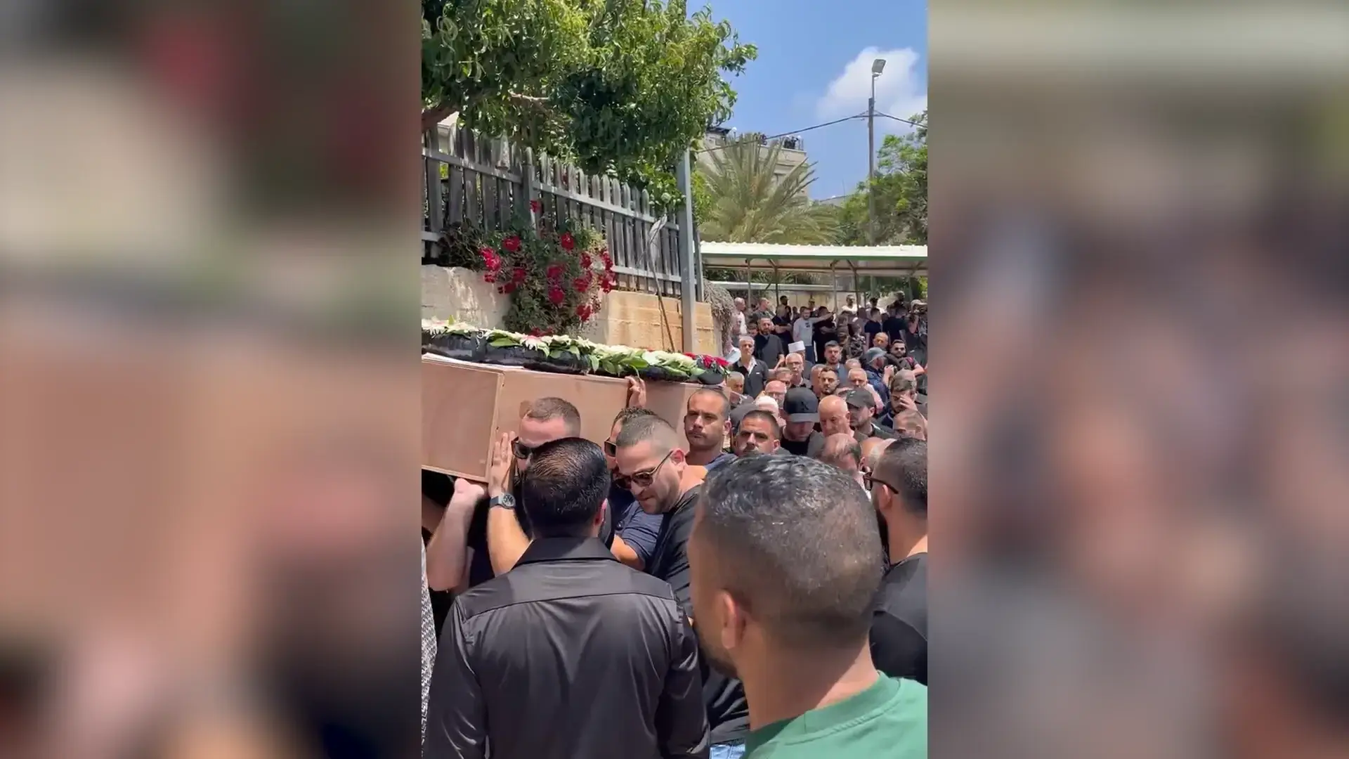 ארבע בנות משפחת חטיב, שנהרגו בנפילת הטיל האיראני בטמרה, הובאו לקבורה