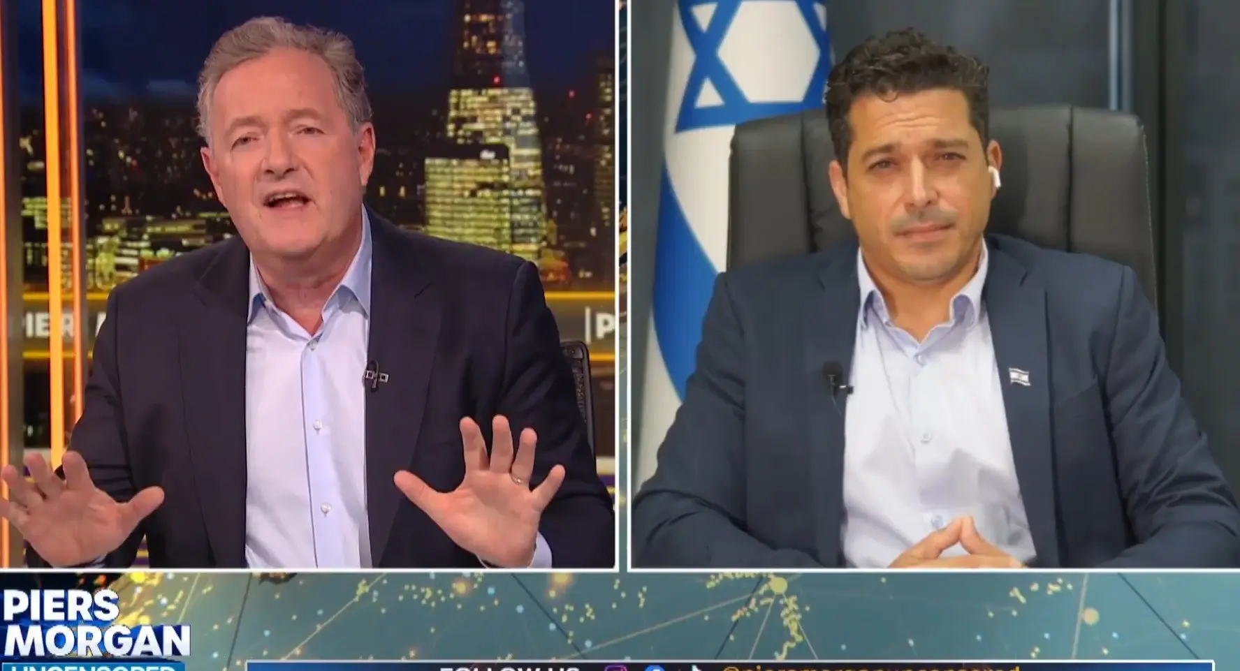 עמיחי שיקלי טען שפירס מורגן אנטישמי. זה נגמר בצליבה בשידור חי