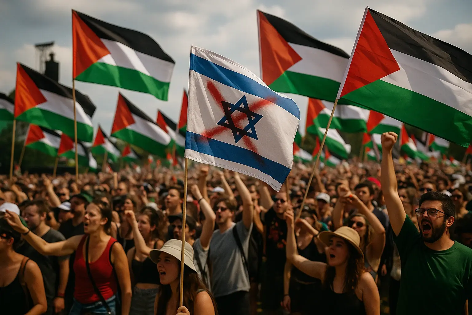 כולם מתקבלים בפסטיבל הזה באהבה. חוץ מישראלים | עמית סלונים
