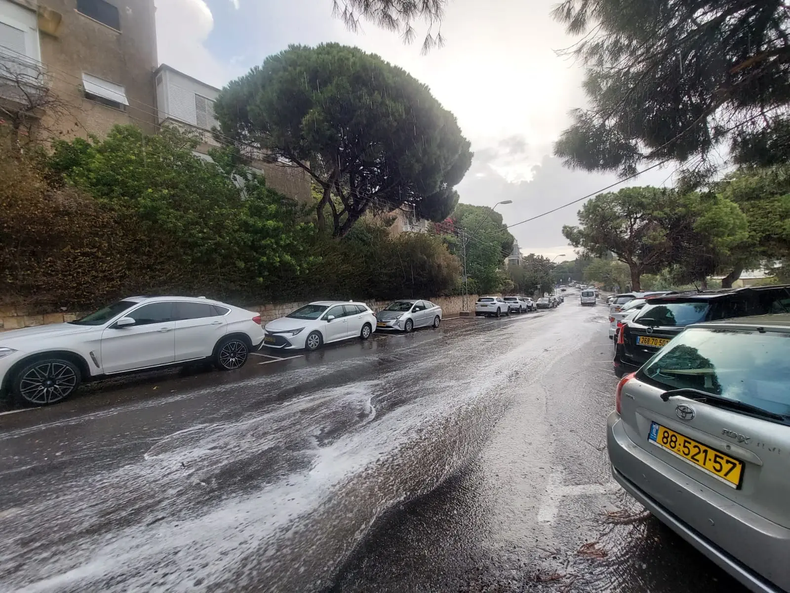 קצר אך קיצוני: הגשם הראשון לשנה שבר שיא