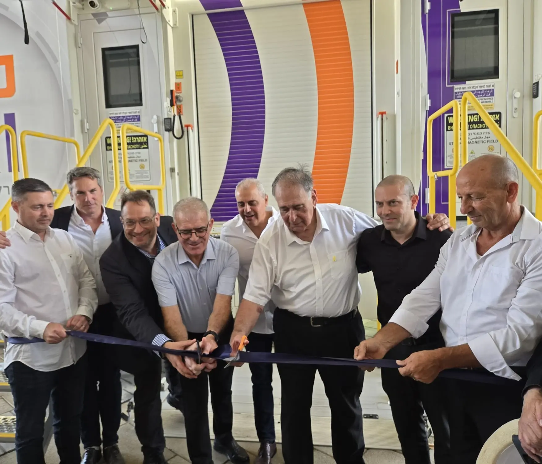 ניידת MRI חדשנית נחנכה באצטדיון סמי עופר בחיפה