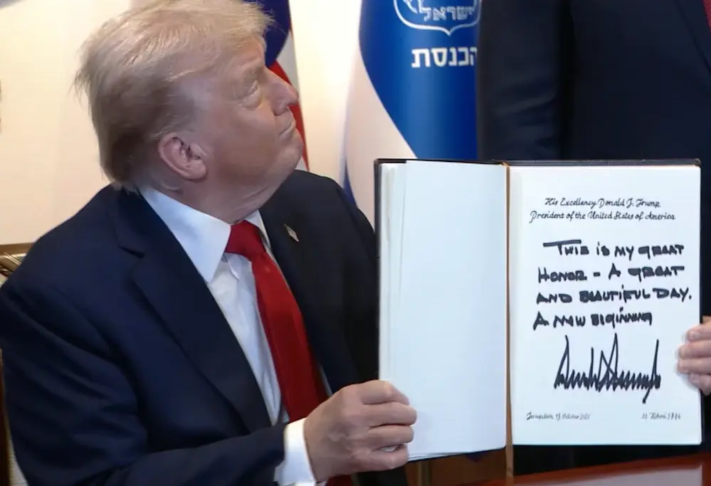 ברקע בקשת החנינה של נתניהו: מגעים לתיאום פגישה בין טראמפ להרצוג בדאבוס