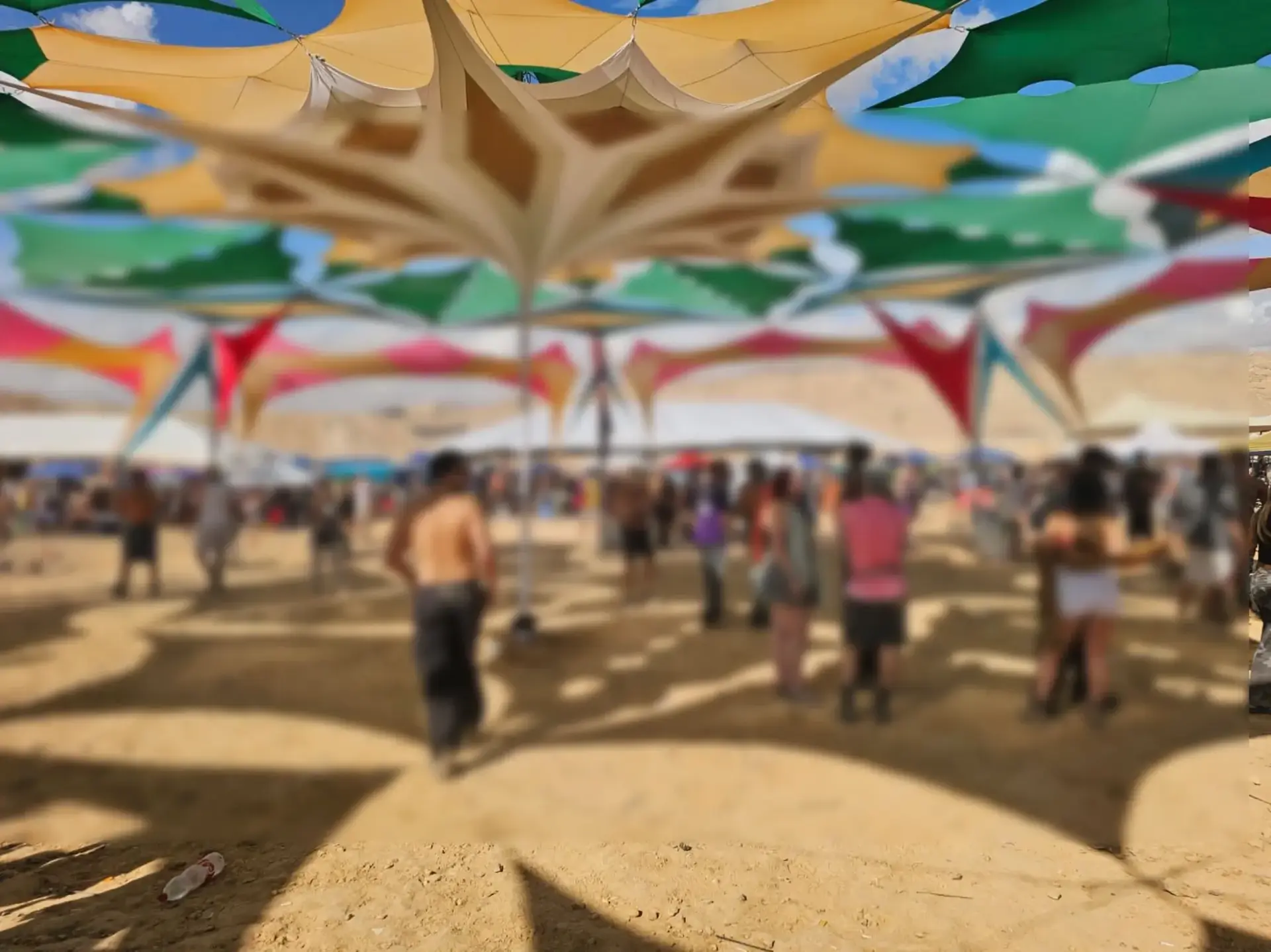 המשטרה פיזרה מסיבת טבע בירוחם לאחר אירוע דקירה