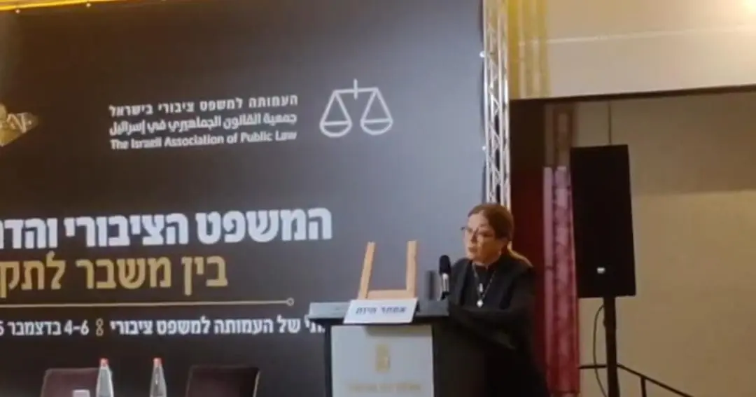 נשיאת העליון לשעבר מזהירה: "התדרדרות מסוכנת שתרמוס את שלטון החוק"