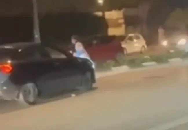 עולה על אי התנועה - ודורס: העימות האלים שהפך ל"פגע וברח" בהרצליה | צפו תיעוד