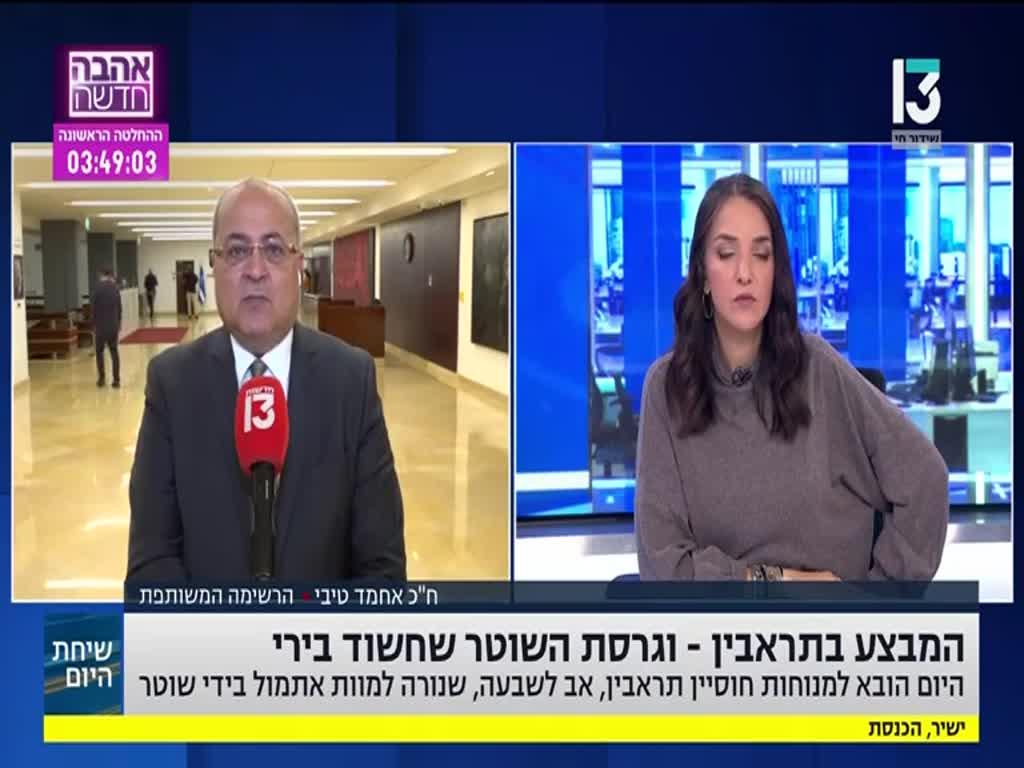 המשטרה ליועמ"שית: אשרי לחקור את אחמד טיבי