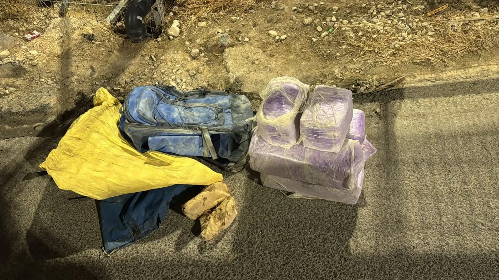תפיסת ענק: 53 ק"ג חשיש בשווי רבע מיליון שקלים נתפסו בערבה