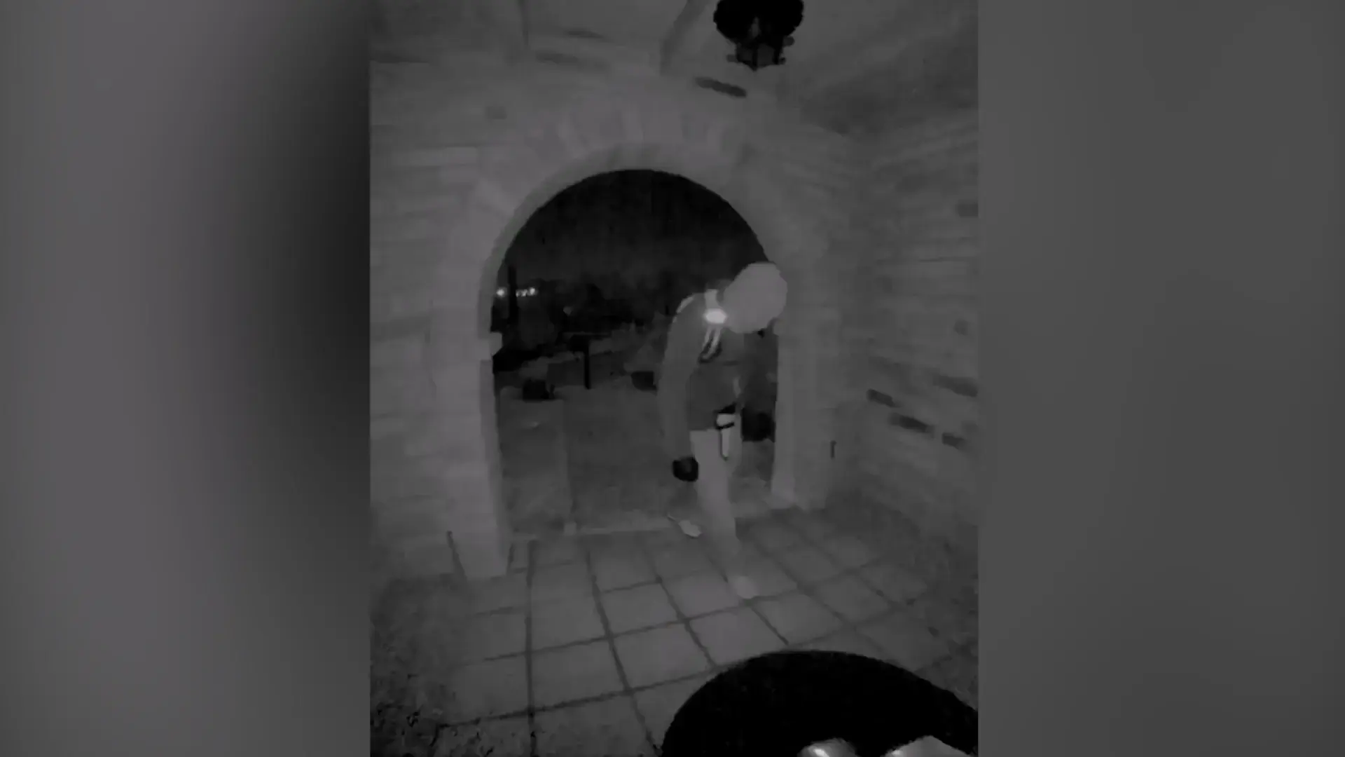 פורץ את הדלת עם מסיכת סקי: תיעוד החטיפה של אם המגישה האמריקנית