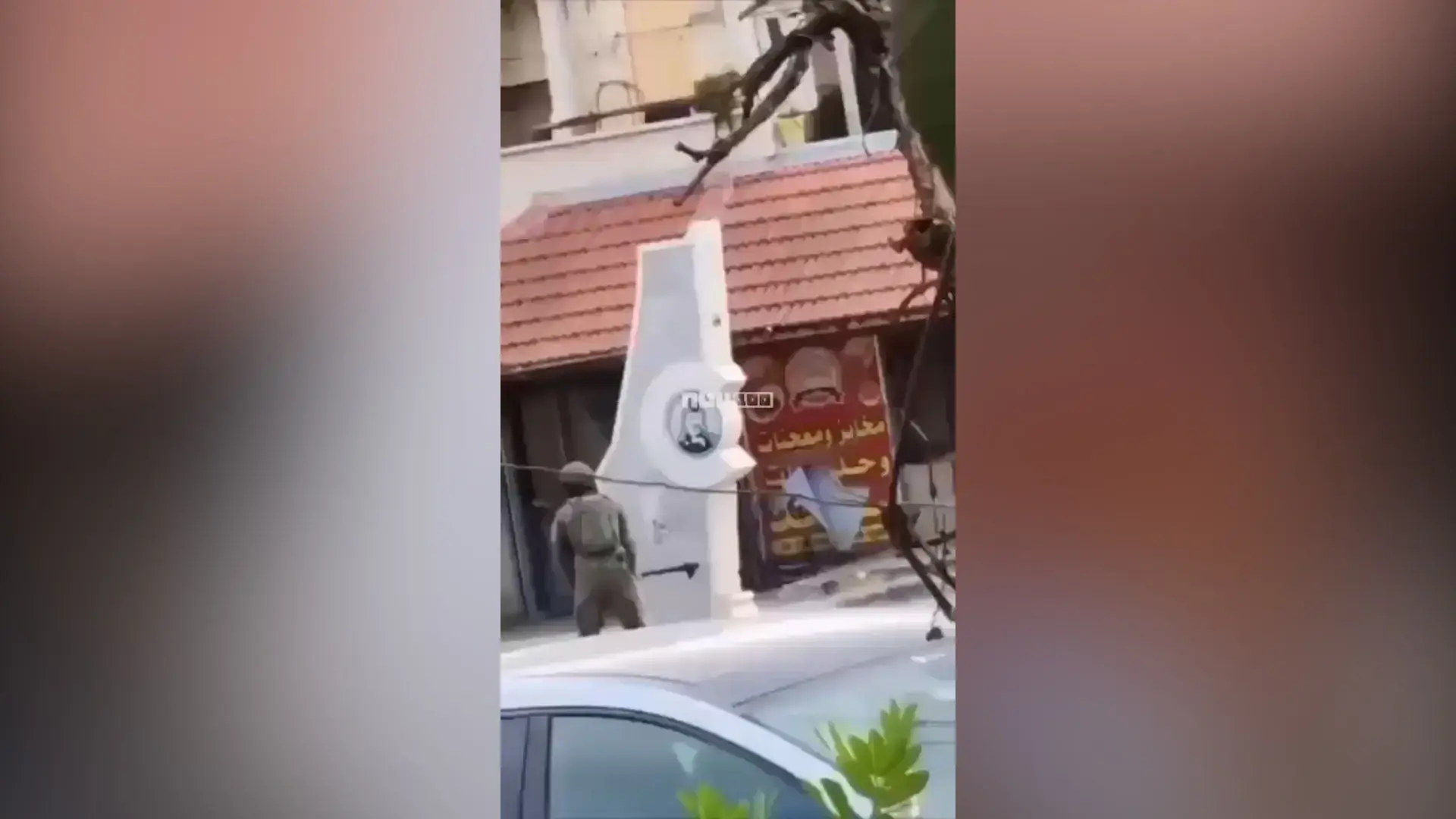 חייל השחית אנדרטה לזכרו של יאסר ערפאת - והושעה משירות מילואים