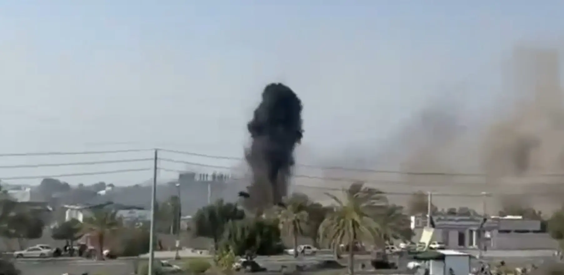 תיעוד מפליל: טיל טומהוק אמריקני פגע בבסיס סמוך לבית הספר באיראן