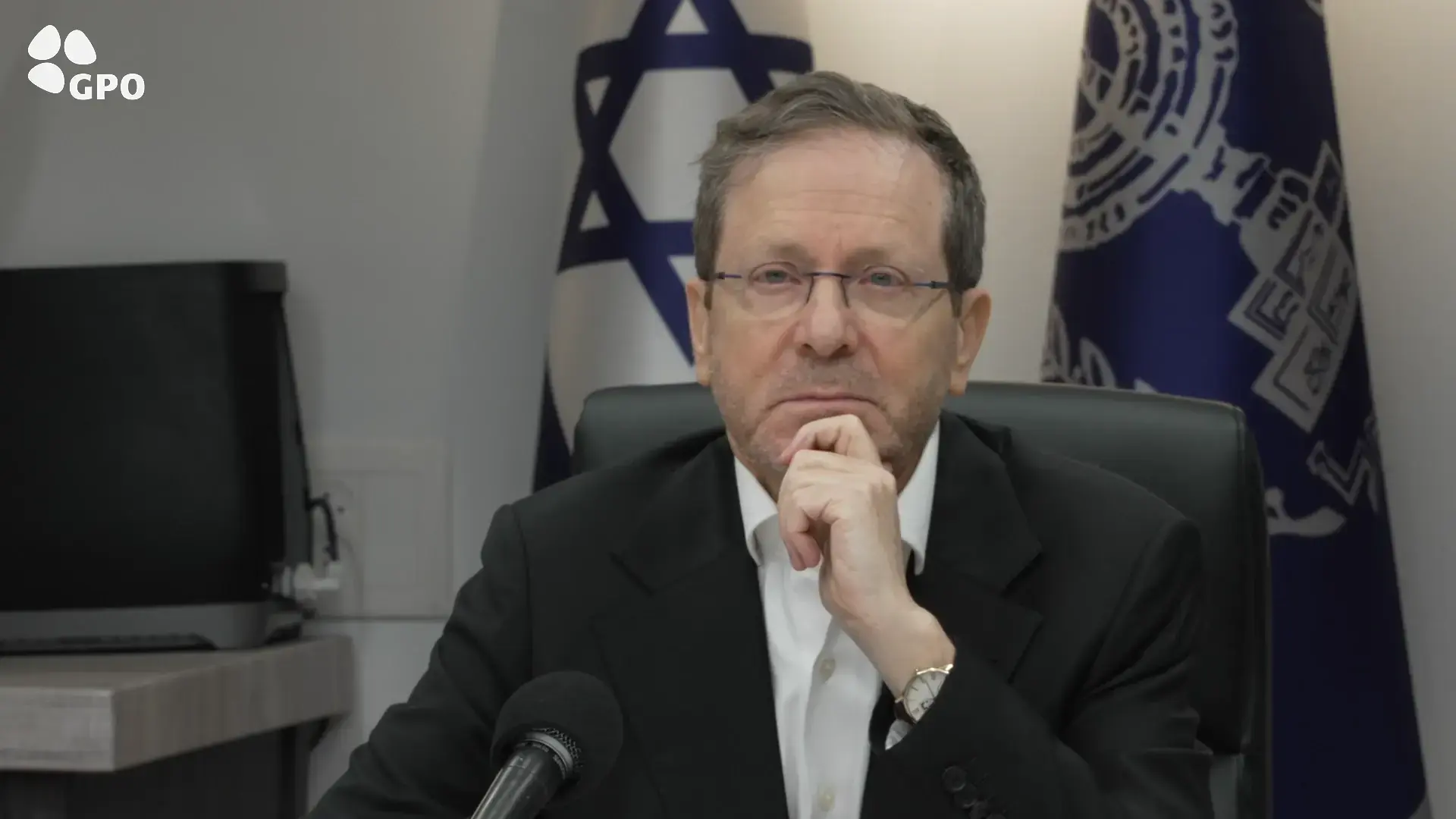 שיעור בהפתעה: הנשיא הצטרף לזום של תלמידים מהצפון