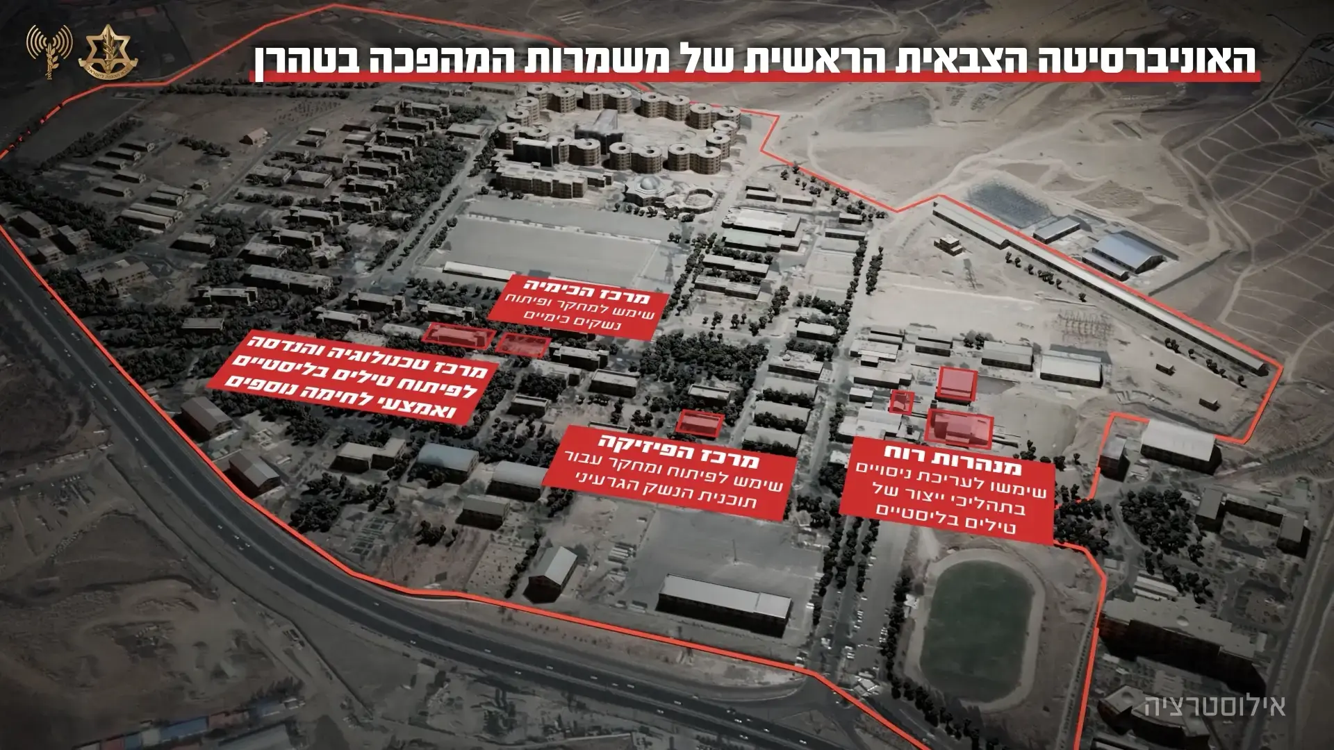 במסווה אזרחי: המתחמים הצבאיים שהוקמו באוניברסיטת משמרות המהפכה | תיעוד